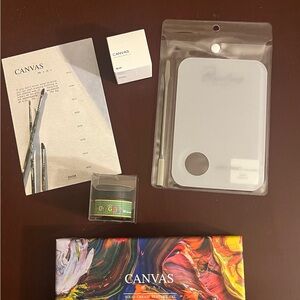 BNIB DVOK Canvas Mini Set w/Jello Jello Palette & Spatula, and Valla TOY Gel